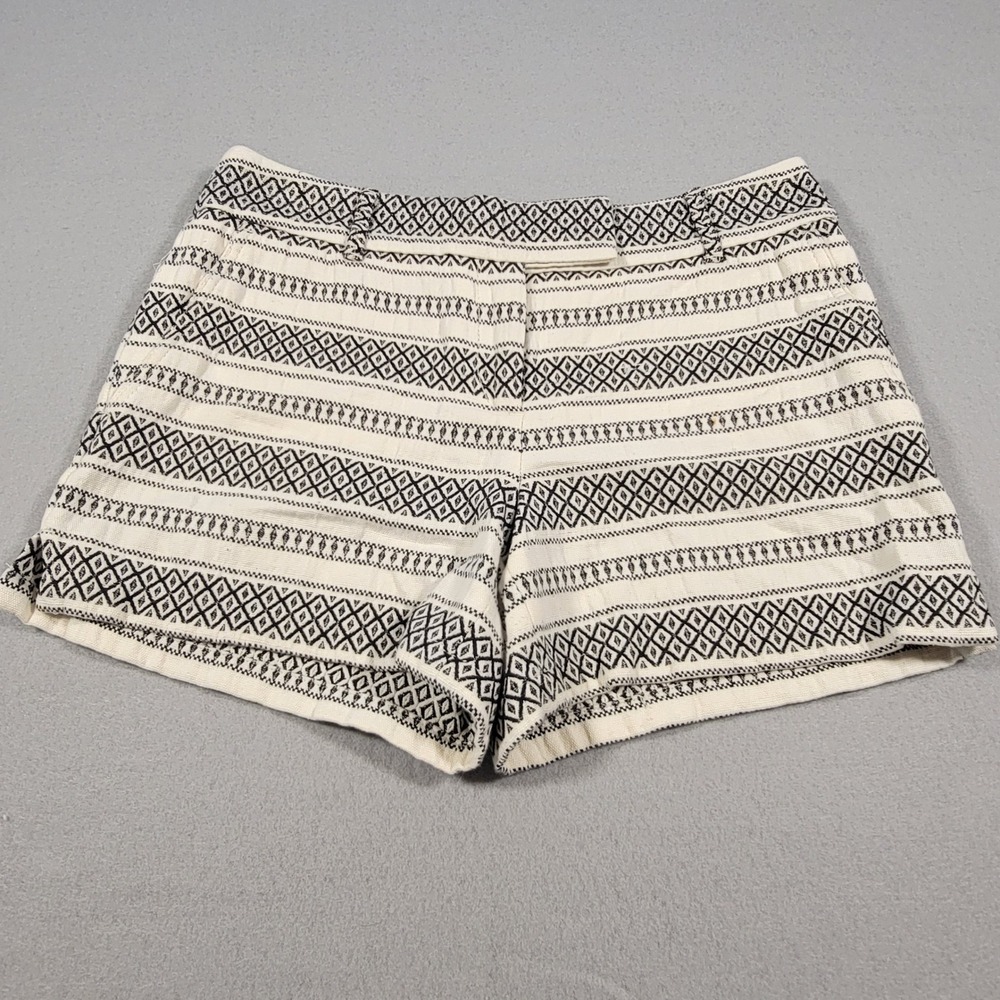 Ann Taylor LOFT‎ Shorts Women's Size 2 Boho Southwest Geometric Stitch Patterned